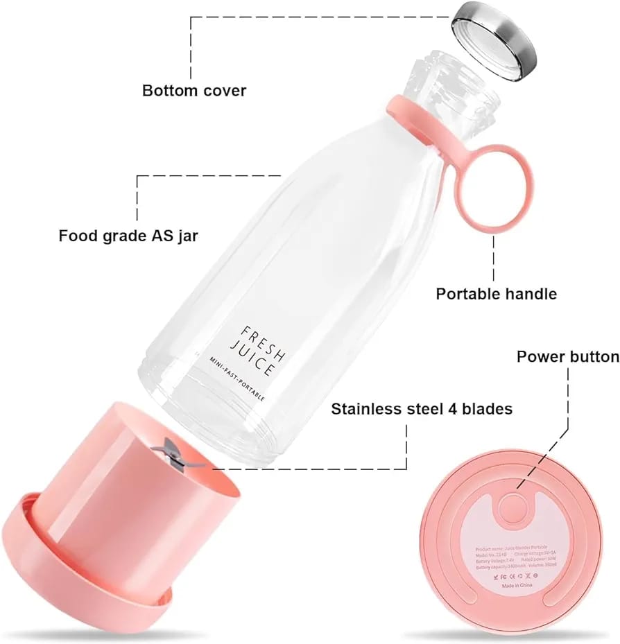 Maison Juicer Portable USB Blender – 380ml