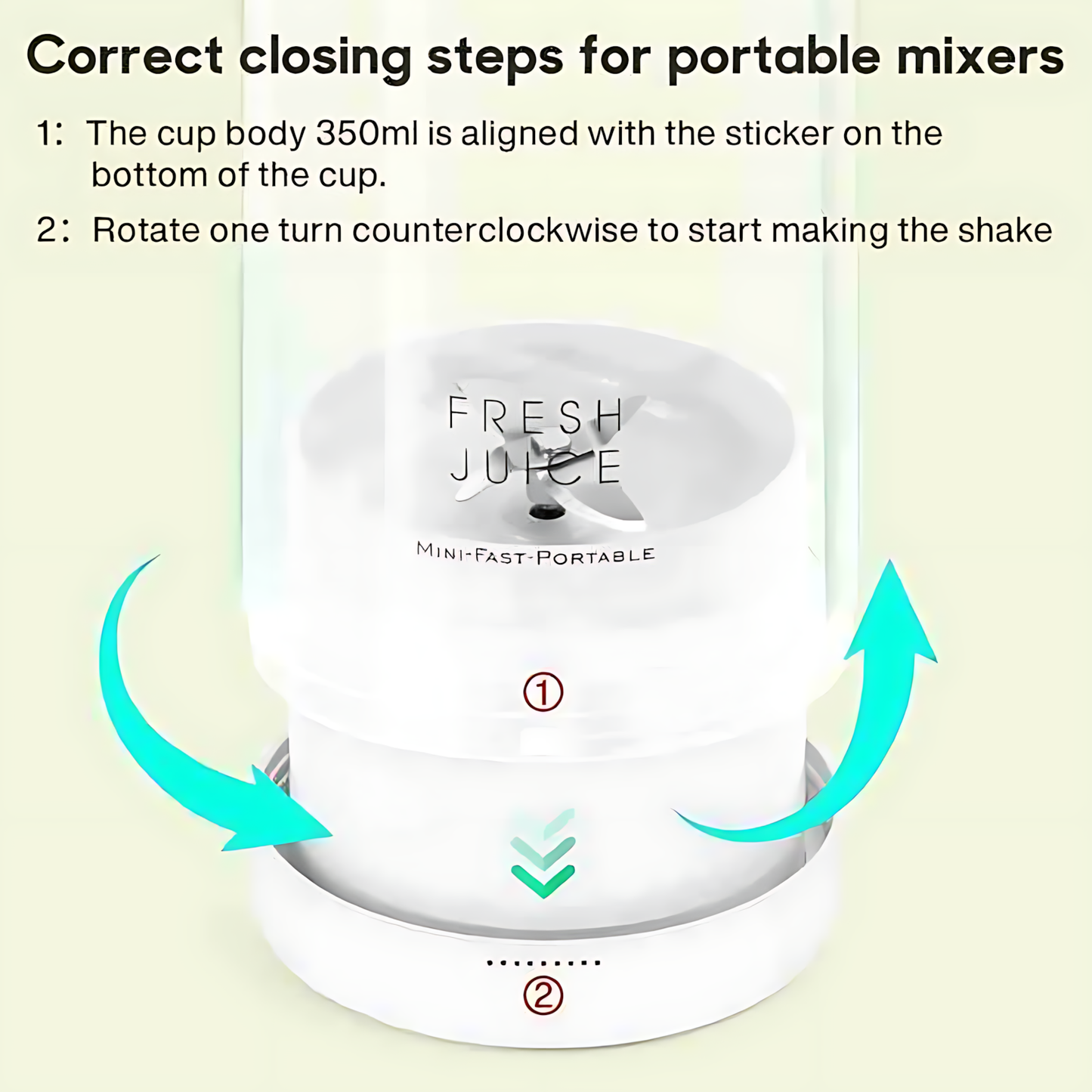 Maison Juicer Portable USB Blender – 380ml